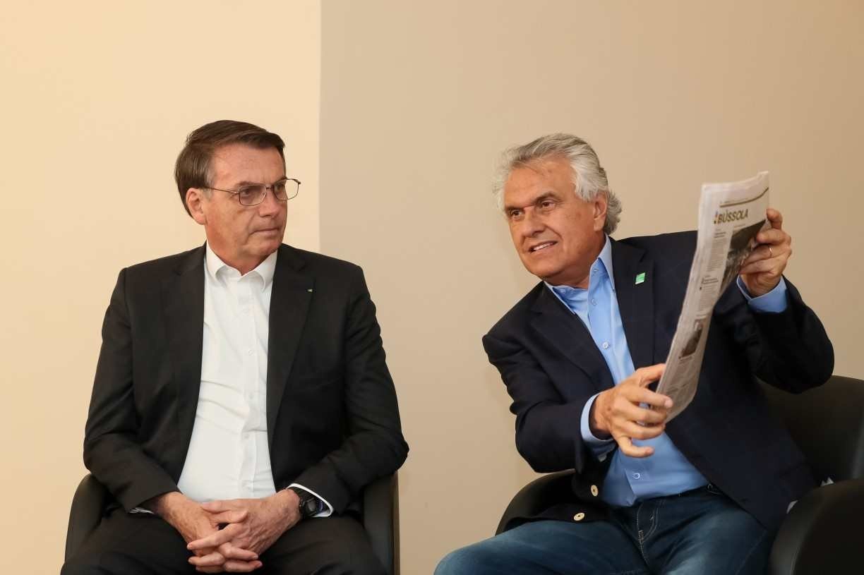 (Goiânia - Goiás, 08/11/2019) Presidente da República, Jair Bolsonaro, durante Audiência ao Governador de Goiás, Ronaldo Caiado.
