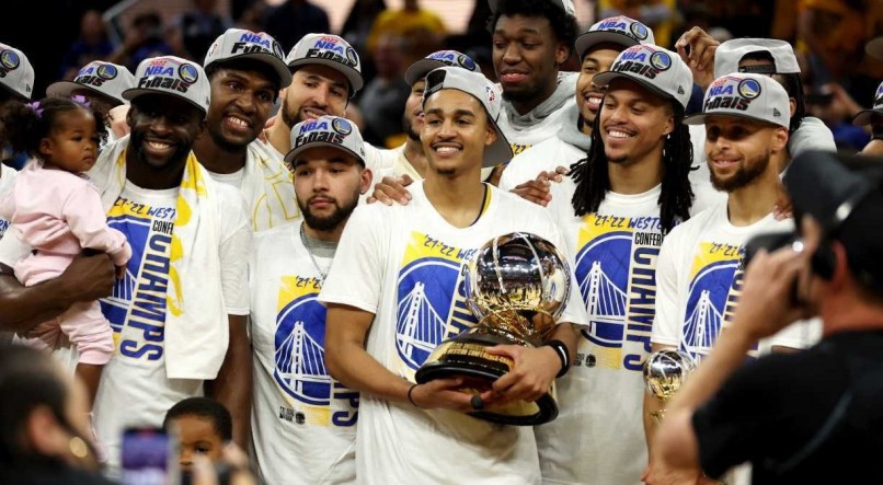 O Golden State Warriors foi o campeão da Conferência Oeste da NBA