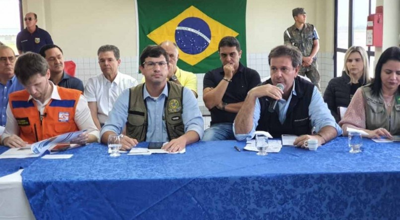 Coletiva com ministros do governo Bolsonaro