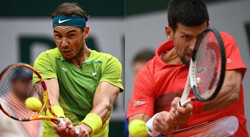 Novak Djokovic x Rafael Nadal se enfrentam em jogo das quartas de final de Roland Garros