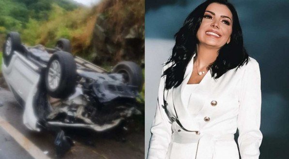 Eyshila fala sobre acidente de carro que sofreu com o marido; saiba o estado de saúde do casal