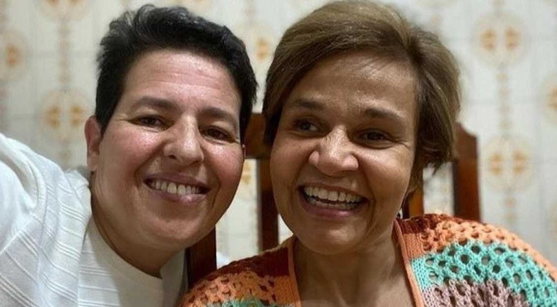 Claudia Rodrigues pediu a ex-empresária, Adriane Bonato, em casamento