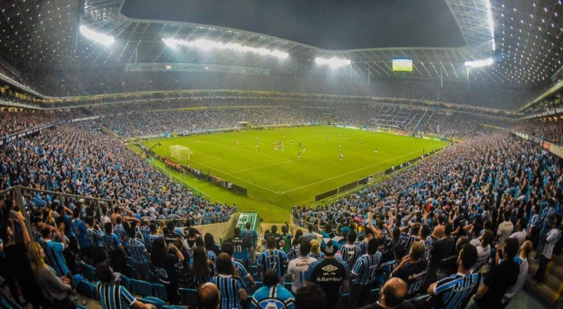 A Arena do Gr&ecirc;mio ser&aacute; palco da partida entre Gr&ecirc;mio x Palmeiras, pelo Brasileir&atilde;o
