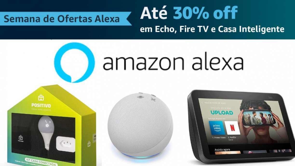 SEMANA DE OFERTAS ALEXA: confira o desconto em 10 dispositivos Amazon 