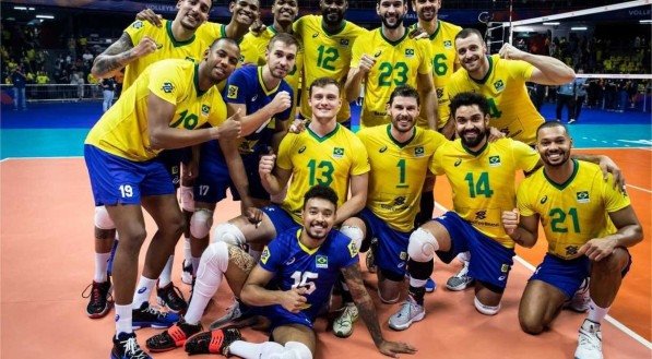 A Seleção masculina de vôlei está disputando a Liga das Nações