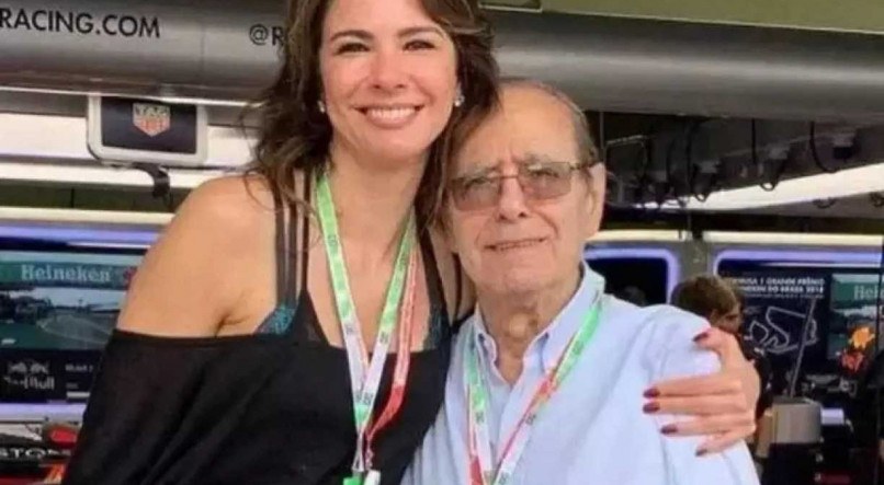 FAMÍLIA Luciana Gimenez e o pai, João Alberto Morad, falecido em 2020