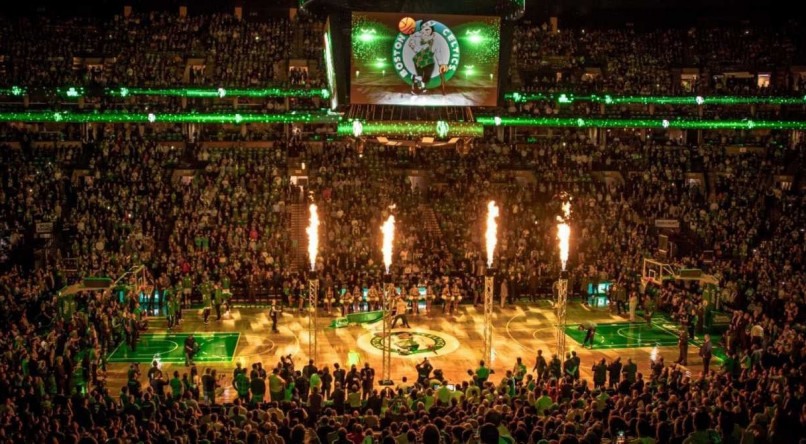 TD Garden, em Boston, pegará fogo em mais um jogo entre Celtics e Warriors