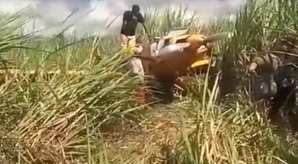 VÍDEO: Avião faz pouso forçado na Zona da Mata Norte de Pernambuco