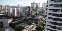 Apartamentos no bairro de Boa Viagem - Especulação Imobiliária - Prédio - Aluguel - Compra - Venda - Imóvel - Apartamentos - Recife - Boa Viagem - Recife - Placa - Vende-se - Aluga - Foto Aérea 