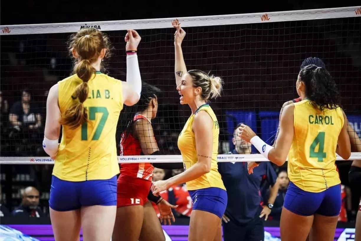 VNL 2022 FEMININO: Brasil joga hoje, 4 de julho? Veja classificação do  Brasil e onde assistir ao vivo o próximo jogo do Brasil pela Liga das  Nações de Vôlei Feminino