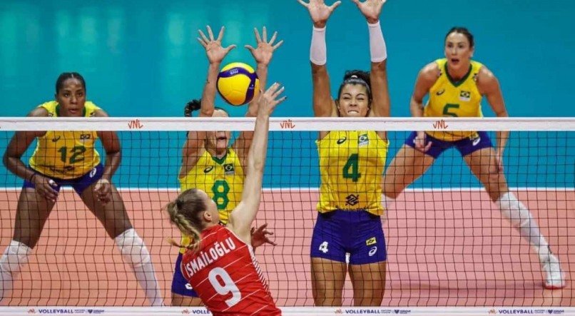 O Brasil enfrenta mais uma adversária na Liga das Nações de vôlei