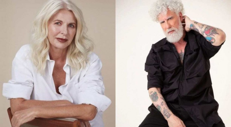 Maristela Mikrute, de 60 anos, e Walter Giani, de 59 anos, fazem parte da leva de modelos 'sêniores' brasileiros