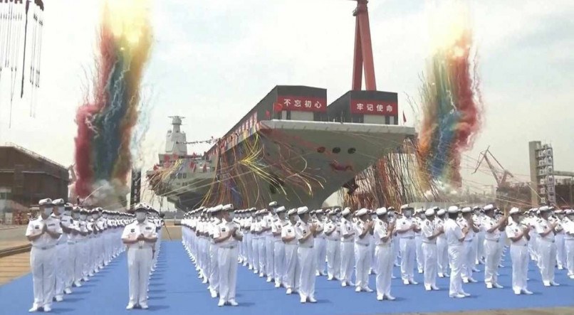 Novo porta-aviões da China se chama "Fujian"