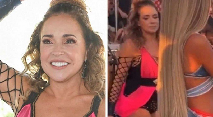 Daniela Mercury foi flagrada 'checando' Brunna Gon&ccedil;alves