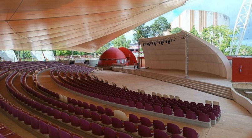 PALCO Concha Acústica Paulo Freire, no Campus Recife da UFPE, foi reinaugurada em agosto de 2021 e será um dos espaços do festival