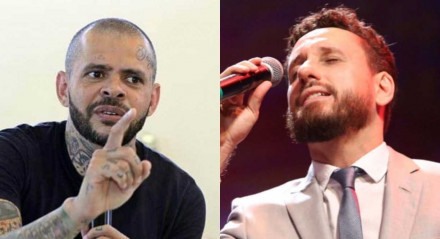 O pastor Anderson Silva e o cantor Leonardo Gonçalves discutem na internet