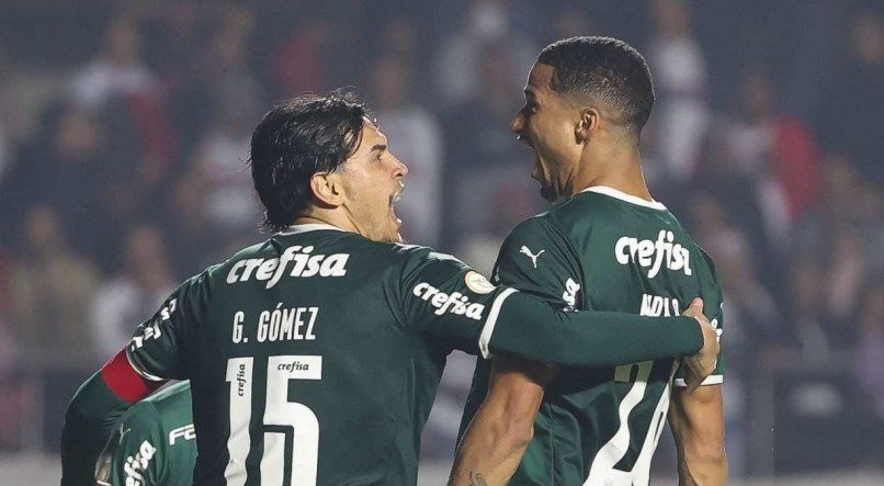 O Palmeiras encara o Botafogo-SP