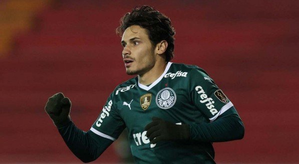 Raphael Veiga abriu o placar para o Palmeiras sobre a Inter de Limeira pelo Paulist&atilde;o