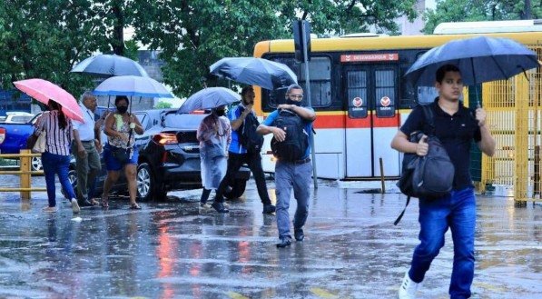 Chuvas no Grande Recife: Veja a previsão do tempo para a quinta-feira (10) 