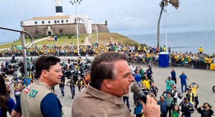 Bolsonaro está na Bahia 