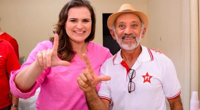 Marília Arraes, pré-candidata ao Governo de Pernambuco pelo SD, recebeu apoio de Eugênio Barbosa, presidente do PT em Bezerros