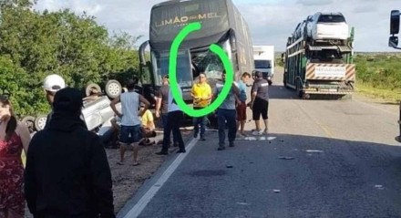 Acidente com ônibus da banda Limão com Mel aconteceu na Bahia