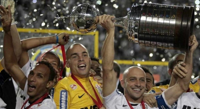 O Corinthians foi campeão da Libertadores em 2012