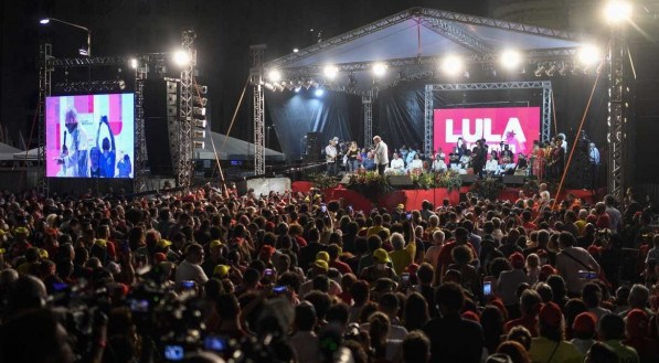 Evento realizado por Lula (PT) no Rio de Janeiro