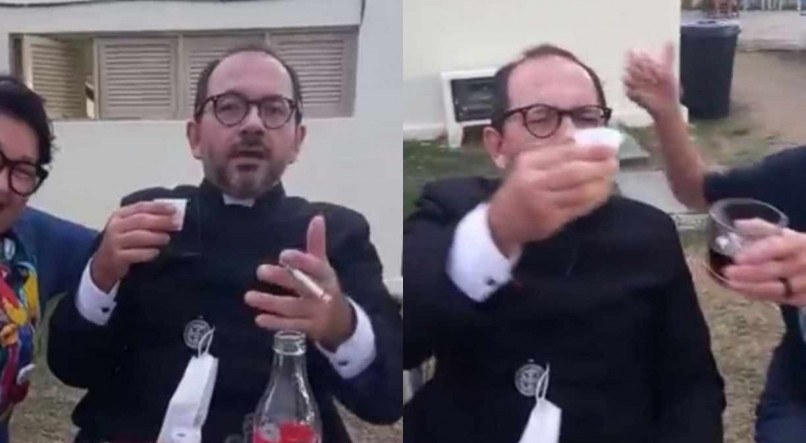 Padre de Caicó aparece em vídeo fumando e cantando música que fala