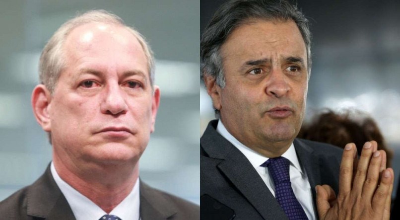 Ciro Gomes (PDT) e Aécio Neves (PSDB)