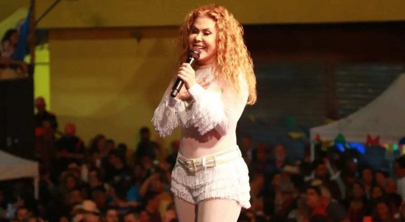 SHOW Joelma durante o Forrozão do Galo, realizado em 8 de julho no Centro do Recife