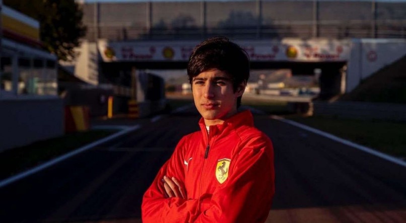 Rafael C&acirc;mara tem 17 anos e faz parte do programa de desenvolvimento da Ferrari