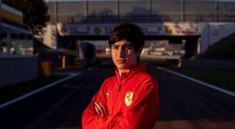Rafael Câmara tem 17 anos e faz parte do programa de desenvolvimento da Ferrari