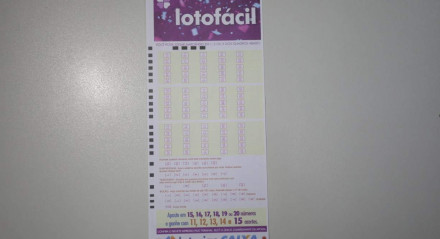 Bilhetes de loteria - Mega-Sena - LotoFácil - Lotomania - Quina 