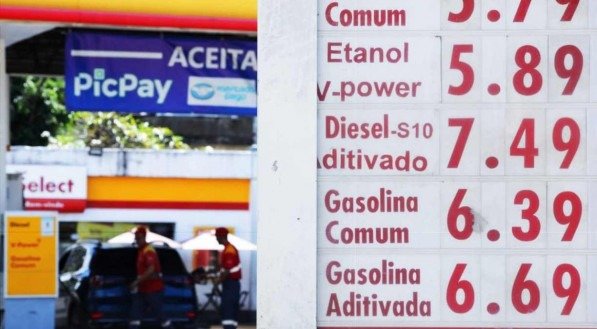 COMBUSTÍVEIS Variação do preço da gasolina em postos de Olinda, Recife e Jaboatão