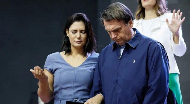 Jair Bolsonaro e Michelle estavam sendo alvos de rumores de separa&ccedil;&atilde;o