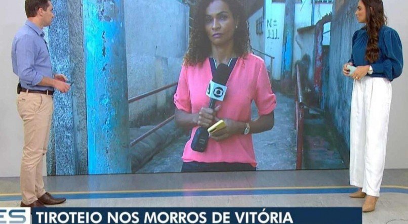 Repórter da Globo, Daniela Carla foi ameaçada ao vivo