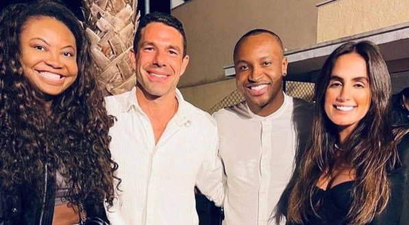 Marcus Buaiz curtiu festa antecipada de aniversário