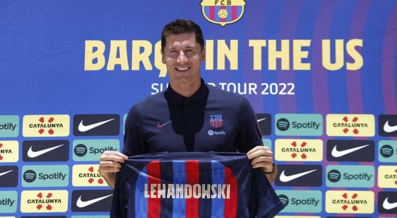 Lewandowski estreia pelo Barcelona