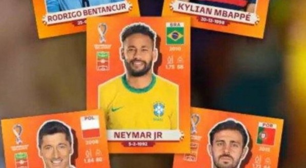 Figurinha Neymar Legend álbum copa catar 2022 #albumcopa #albumcopadom