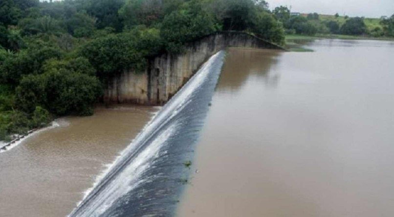 Barragem Nilo Coelho, no município de Terra Nova