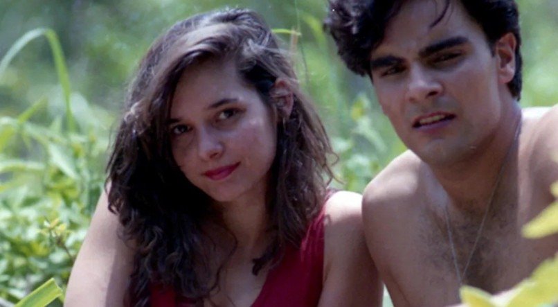 Daniella Perez e Guilherme de P&aacute;dua na novela 'De Corpo e Alma'.