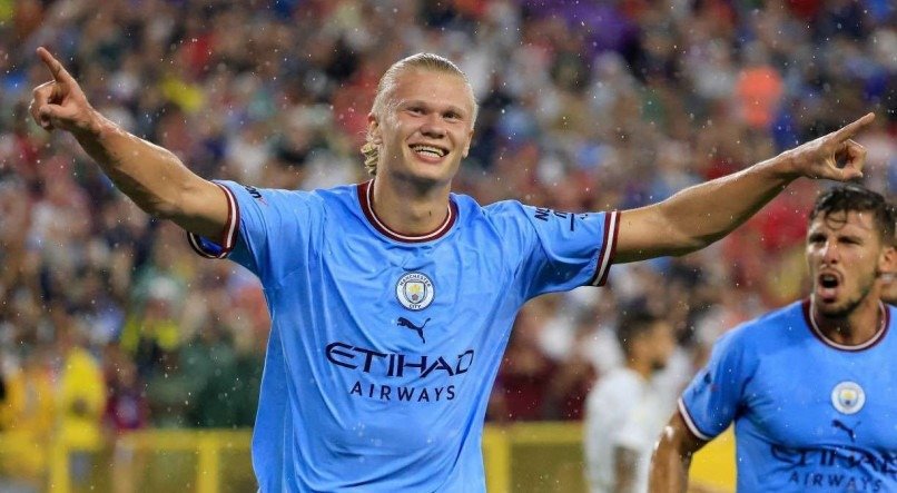 Haaland &eacute; um dos grandes nomes do time do Manchester City.