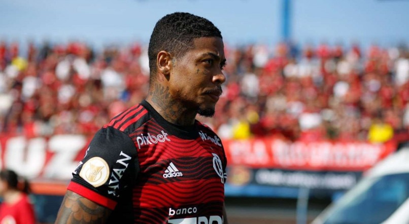 Marinho em ação pelo Flamengo