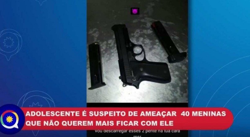 Adolescente de 17 anos é acusado de ameaçar mais de 40 mulheres