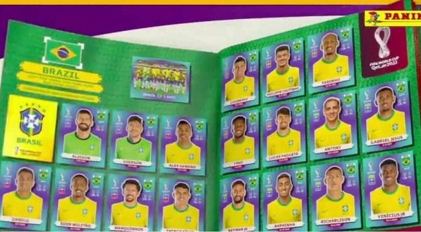 COMPLETANDO O ÁLBUM DE FIGURINHAS DA COPA DO MUNDO 2022 