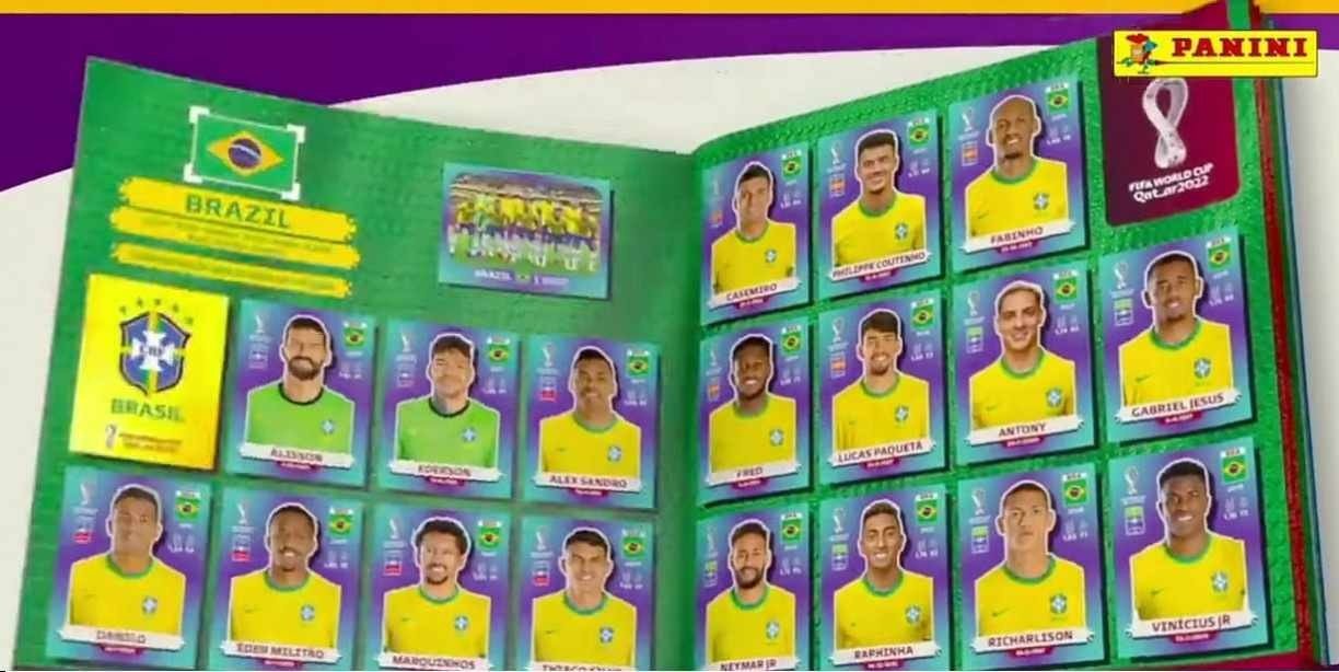 Álbum de figurinhas só tem um jogador da Seleção Brasileira que não foi  convocado para a Copa; veja quem é