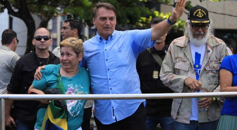 O presidente e candidato à reeleição Jair Bolsonaro (PL) participou da Marcha para Jesus, neste sábado (6), no Recife