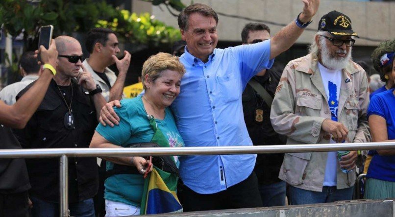 Presidente Jair Bolsonaro participou da Marcha para Jesus no Recife em agosto