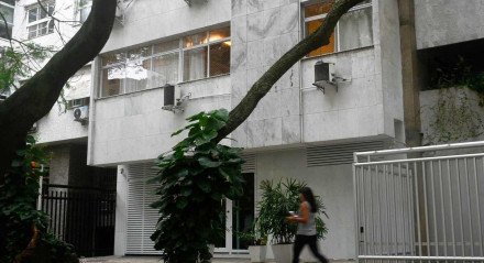 Edifício onde o crime teria acontecido, no Rio de Janeiro
